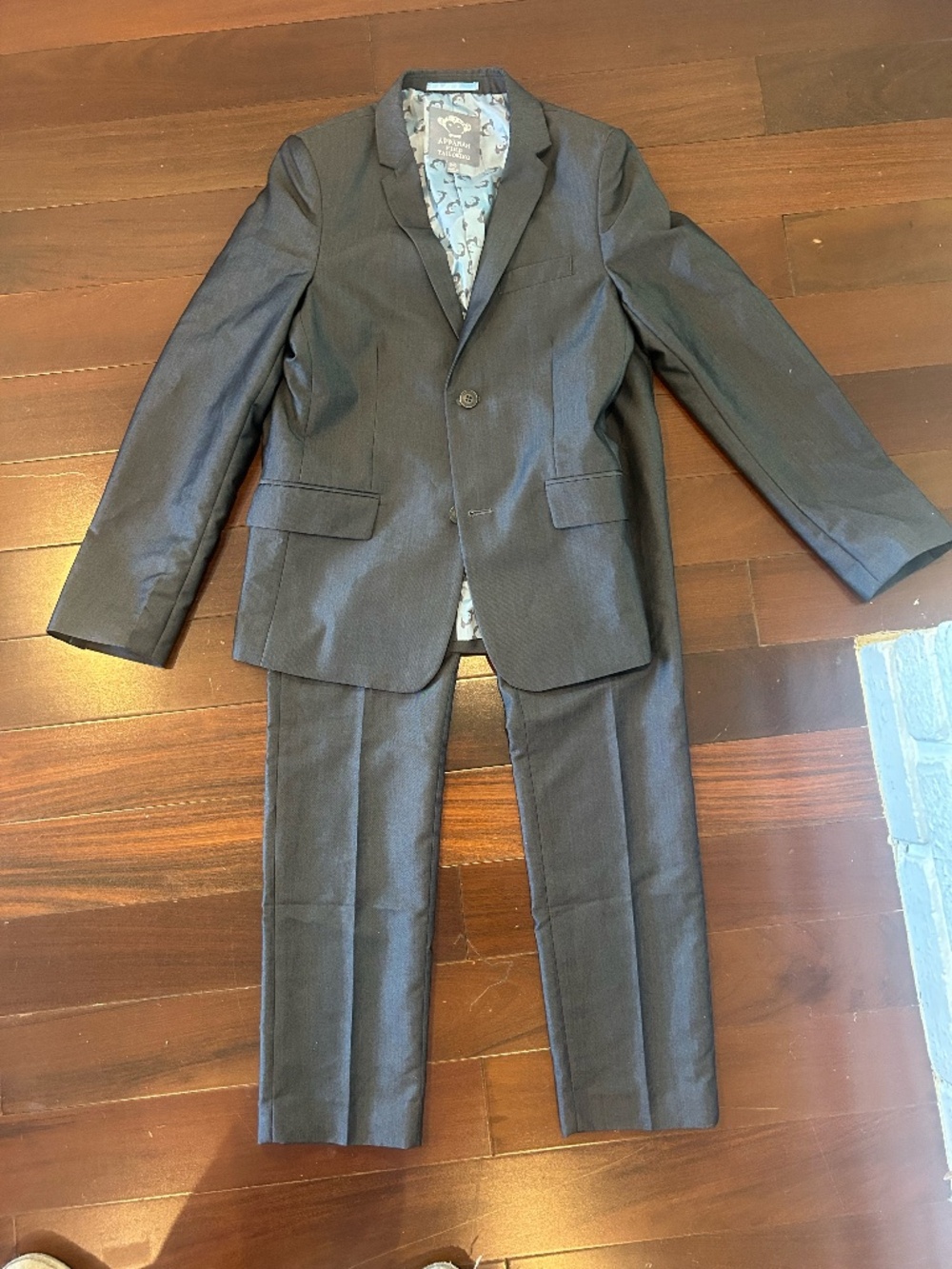 Boys Appaman dark gray suit size 14